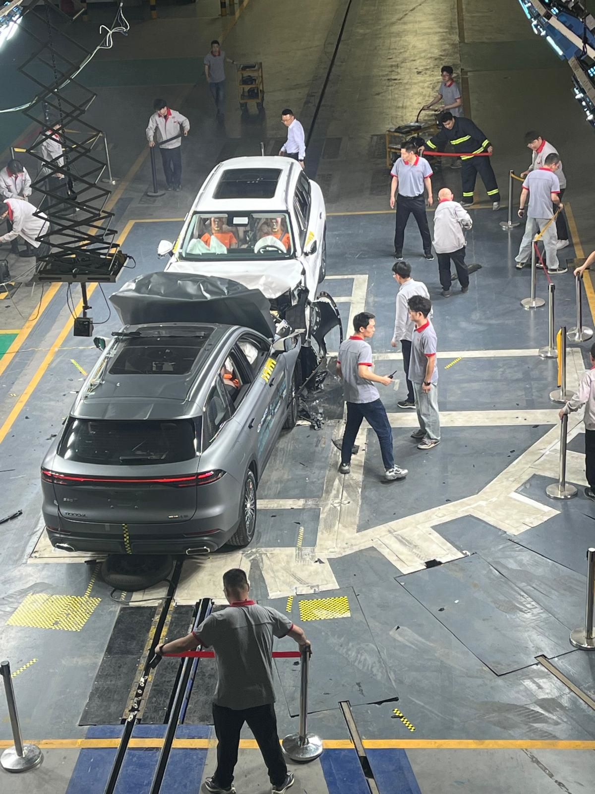 Chery Auto, Wuhu, China, Crash test Chery Tiggo9